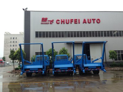 這種霸氣十足的批量擺臂式垃圾車你見過了嗎？